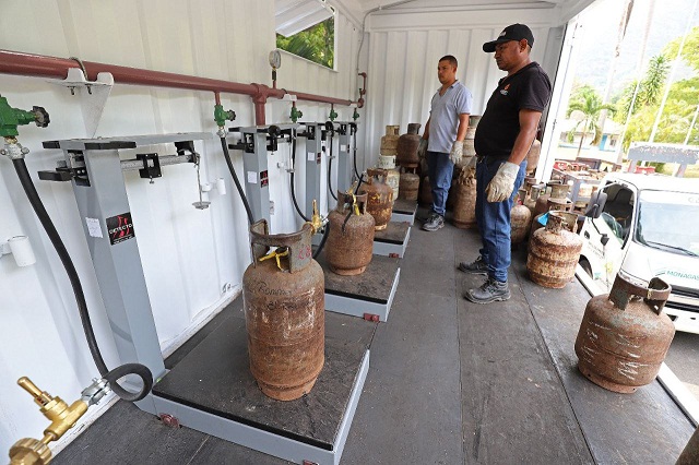 En abril Gasmaca distribuyó más de 7 mil 900 bombonas con la planta móvil de llenado