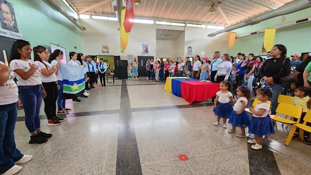 Realizan fiesta pedagógica “Aprendemos haciendo con el Niño Simón” en CEI de Maturín.