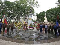 Monaguenses conmemoraron natalicio del Libertador Simón Bolívar.