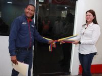 Ana Fuentes inaugura espacios de atención al usuario en el Terminal de Maturín.
