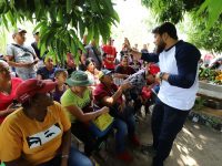 Gobernador Ernesto Luna impulsa la producción agrícola en la parroquia Las Cocuizas.