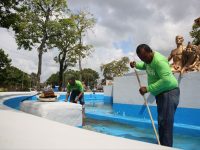 Alcaldía de Maturín avanza con obras de embellecimiento en tres puntos de la ciudad.
