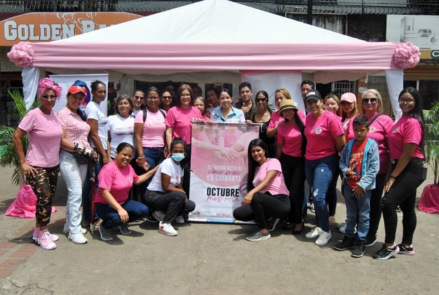 Mes de la sensibilización contra el cáncer de mama inicia en el municipio Ezequiel Zamora.