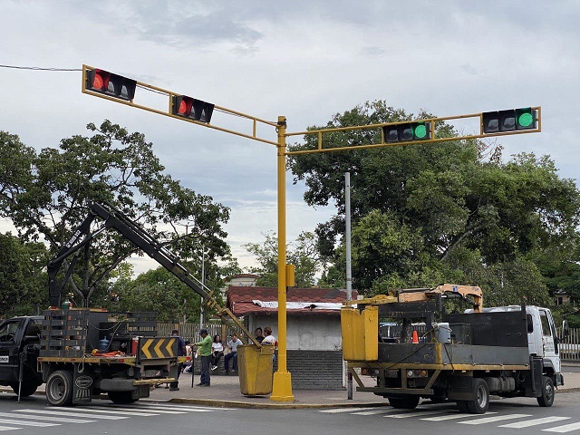 Reactivan red de semáforos en la avenida Bolívar con calle Girardot de Maturín.