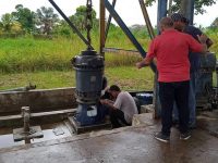 Instalan sexta bomba en Bajo Guarapiche y aumentan distribución a 1.300 litros por segundo.