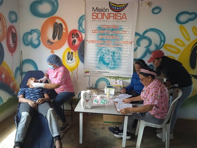 Gobernación asiste 328 pacientes en la Base de Misiones Las Chaimas en el municipio Aguasay.