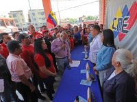 PSUV Monagas presenta su respaldo al Referendo Consultivo ante el CNE.