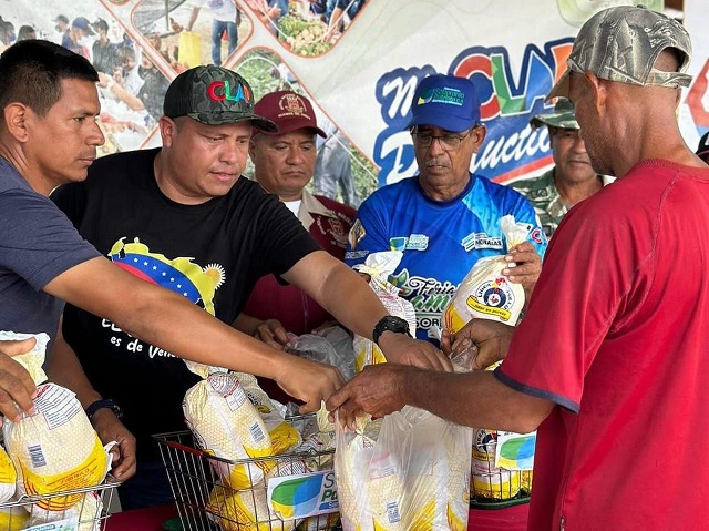 Soberanía Patriota distribuyó en noviembre más de 1.351 toneladas de alimentos a los Clap de Monagas.