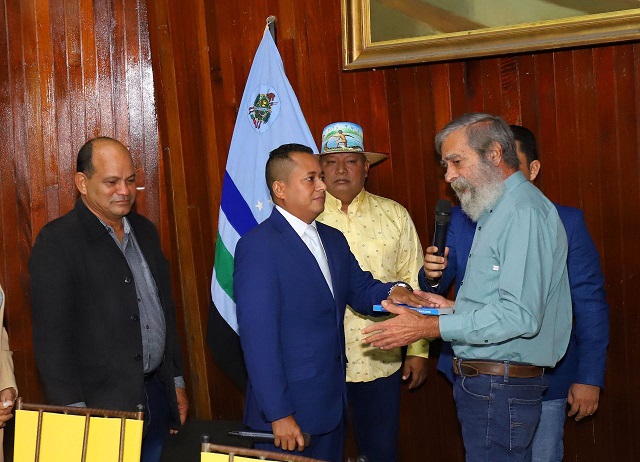 Reinaldo Astudillo fue juramentado como presidente del Consejo Legislativo de Monagas.