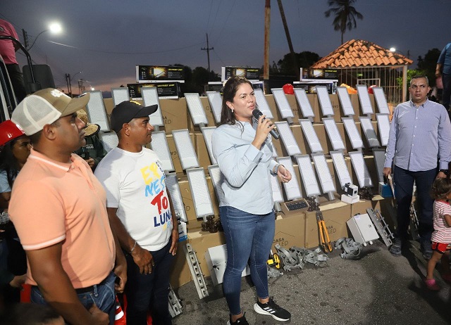 Maturín brilló en 2023 con la instalación de 17 mil 84 luminarias.