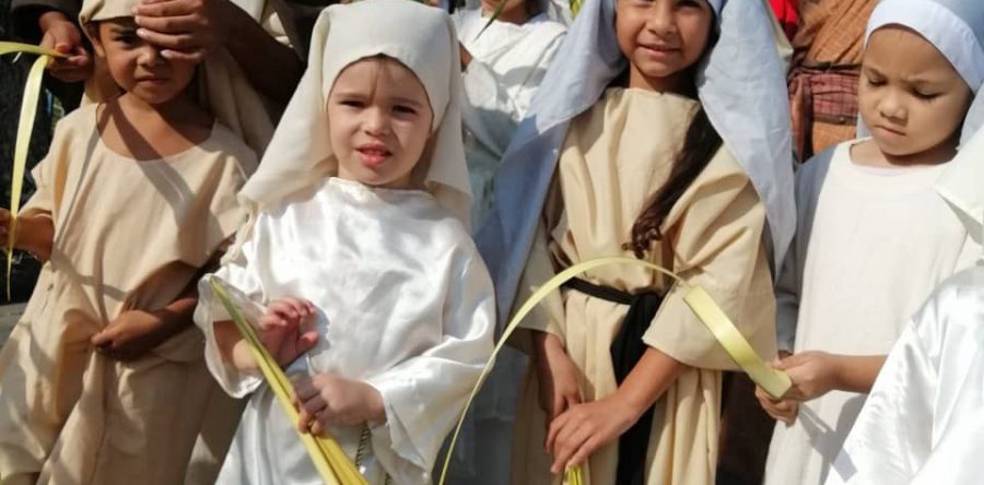 Caripe da inicio a la Semana Santa con la tradicional bendición de las palmas