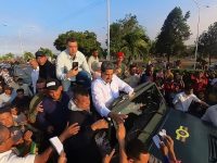 Con amor revolucionario recibieron al presidente Nicolás Maduro en Monagas.