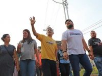 Gobernador Ernesto Luna recorrió trabajos en la Comuna El Rosillo