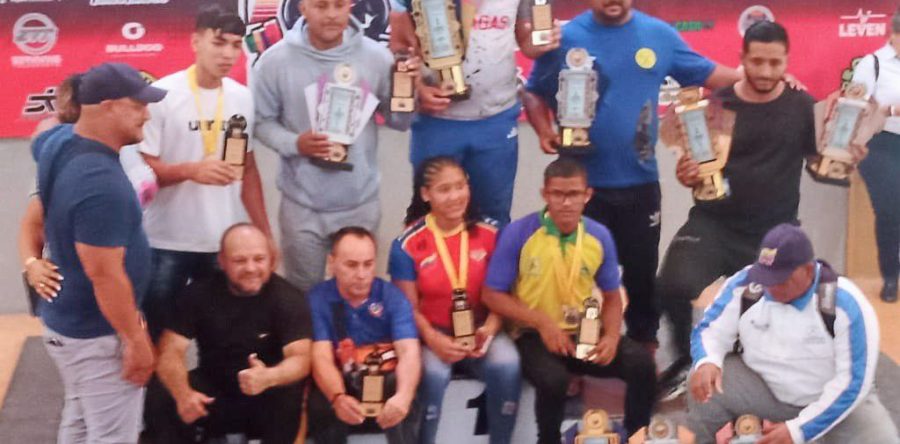 Monagas campeón nacional de pesas en las categorías sub 15 y sub 17