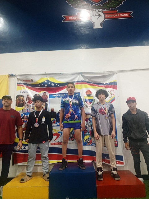 Monagas campeón nacional sub15 en lucha grecorromana
