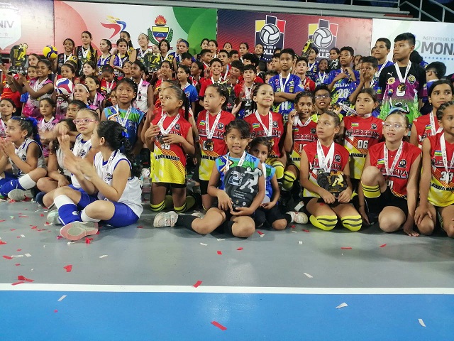 Con todo éxito culminó la Liga Nacional de Voleibol Infantil en Monagas