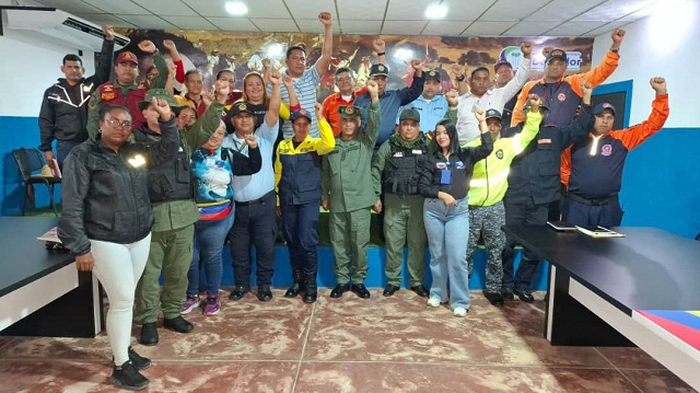 Coordinan el despliegue de seguridad “Semana Santa Segura Libertador 2025”