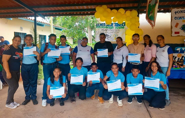 IEMFA certificó jóvenes en artes y oficios en instituciones educativas de Monagas