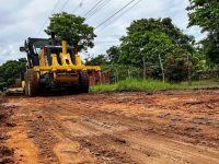 Inician trabajos de asfaltado en la comunidad Villa Lara en Sotillo